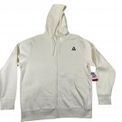 Reebok Mens XL Full-Zip Hoodie Papyrus Cotton Blend Casual Classic Style Reebok Mens XL Full-Zip Hoodie Papyrus Cotton Blend Casual Classic Style