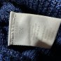 Westport 1962 Womens Plus 2X Navy Blue Pullover V-Neck Sweater Metallic Stretch