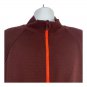 Xersion Mens 2X Brown Full-Zip Jacket With Orange Accents