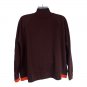 Xersion Mens 2X Brown Full-Zip Jacket With Orange Accents