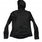 Danskin Now Womens Hooded Lightweight Jacket Size S Black Zip Up Activewear