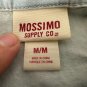 Mossimo Supply Co Womens Denim Button-Up Shirt M Light Blue Long Sleeves Casual