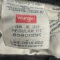 Wrangler Mens Black Denim Regular Fit Jeans 36x30 85% Cotton 24% Polyester