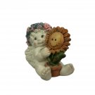 Dreamsicles Let Love Grow Angel Sunflower Figurine 20112 2002 Signed Collectible Dreamsicles Let Love Grow Angel Sunflower Figurine 20112 2002 Signed Collectible