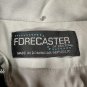 Forecaster Gray Mens L Trench Coat Lightweight Button Closure Rain Jacket