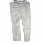 H&M &Denim Womens White Cropped Denim Flare Jeans Raw Hem High Waist Size 16
