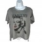 Rue21 Marilyn Monroe Graphic Tee With Back Cutout Gray L