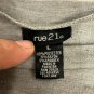 Rue21 Marilyn Monroe Graphic Tee With Back Cutout Gray L