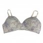 40D Molded Soft Cup Bra Womens Adjustable Straps Tie-Dye Print Purple/Beige