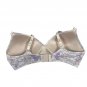 40D Molded Soft Cup Bra Womens Adjustable Straps Tie-Dye Print Purple/Beige