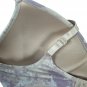 40D Molded Soft Cup Bra Womens Adjustable Straps Tie-Dye Print Purple/Beige