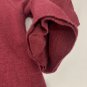 Eddie Bauer Womens Size XL Camp Fleece Wrap Cardigan Red