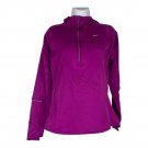 Nike Womens Dri-Fit Running Pullover Hoodie Half-Zip Size Small Purple Nike Womens Dri-Fit Running Pullover Hoodie Half-Zip Size Small Purple