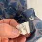 J.Crew Mens Leaf Print Blue Button-Down Short Sleeve Cotton Shirt Size L