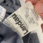Landau Medium Petite Womens Gray Elastic Waist Scrub Pants Lightweight