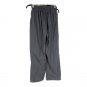 Landau Medium Petite Womens Gray Elastic Waist Scrub Pants Lightweight