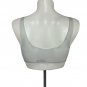 Seamless Gray Padded Wireless Bra Size L Soft Comfortable Knit Fabric