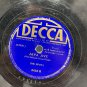 Ink Spots Do I Worry? / Java Jive 1940s 78 RPM Vinyl Record Decca Labe