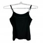 A.N.A Black Tank Top 2X Woman 54% Cotton 41% Modal 5% Spandex