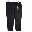 Sanctuary Standard Surplus Womens Black Cargo Pants Size 29 Adjustable Waist Sanctuary Standard Surplus Womens Black Cargo Pants Size 29 Adjustable Waist