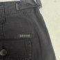 Sanctuary Standard Surplus Womens Black Cargo Pants Size 29 Adjustable Waist
