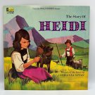 The Story Of Heidi LP Vinyl Record Walt Disney 1968 Disneyland Records 33 RPM The Story Of Heidi LP Vinyl Record Walt Disney 1968 Disneyland Records 33 RPM