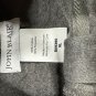 John Blair Mens Gray Quarter Zip Pullover XL Cotton Blend Casual Long Sleeve Top