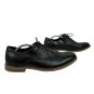 Deer Stags Matthew Mens Black Oxford Shoes Memory Foam Simulated Leather Size 12