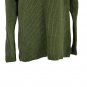 J Crew Mercantile XS V-Neck Olive Green Knit Cotton Pullover Sweater Womens