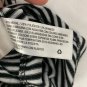 A New Day Womens Striped Black & White Short Sleeve V-Neck T-Shirt Size Small