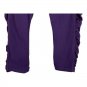 Lululemon Purple Athletic Cropped Pants Womens Size 6 Ruffle Side Zipper