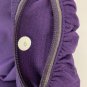 Lululemon Purple Athletic Cropped Pants Womens Size 6 Ruffle Side Zipper