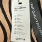 Celmia Womens Zebra Print Maxi Dress 5XL Loose Fit Beige & Black Polyester Long