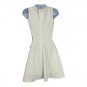 Teeze Me Womens Off-White Textured Fit & Flare Sleeveless Dress Size 0 Daytime