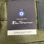 Ben Sherman Mens Straight Fit Olive Jeans 31W 34L Stretch Durable Casual