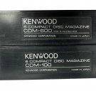 Kenwood CDM-600 & CDM-100 6-Disc Compact Disc Magazine Holder Set Made In Japan