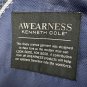 Awearness Kenneth Cole Mens 48R Blue Wool Blend Two-Button Blazer Jacket