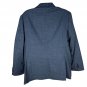 Awearness Kenneth Cole Mens 48R Blue Wool Blend Two-Button Blazer Jacket