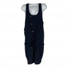Anthropologie Elevenses Navy Blue Sleeveless Dress Womens Small Pockets Tie Wais