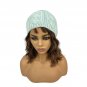 Gap Womens Knit Beanie Hat One Size Mint Green Cable Knit Acrylic & Wool Blend