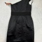 Nue By Shani Black One-Shoulder Body Architecture Sheath Dress Size 6 Polyester
