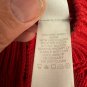 Elisabeth By Liz Claiborne Womens Red Knit Cardigan Sweater 1X Cotton Full-Zip