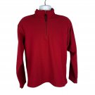 Old Navy Mens Red Polyester Half-Zip Fleece Pullover Sweater Size M Old Navy Mens Red Polyester Half-Zip Fleece Pullover Sweater Size M