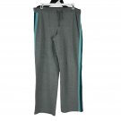 SJB Active Mens Gray Sweatpants With Side Stripes Size M Comfortable Fit