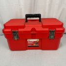 Ace 20 Inch Red Tool Box With Steel Latches & Removable Tray Ace 20 Inch Red Tool Box With Steel Latches & Removable Tray