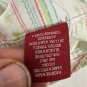 Arizona Mens XXL Button Up Shirt Green Red Stripes Palm Print Cotton Casual Top