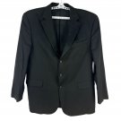 Stafford Black Suit Jacket Two Button Classic Fit Mens 100% Wool Made In Mexico Stafford Black Suit Jacket Two Button Classic Fit Mens 100% Wool Made In Mexico