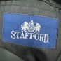 Stafford Black Suit Jacket Two Button Classic Fit Mens 100% Wool Made In Mexico