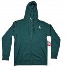 Reebok Full Zip Hoodie Mens Small Sea Moss Green Classic Comfortable Fit