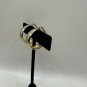 Vintage Engraved Gold-Toned Clip-On Hoop Earrings For Women